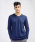 Men's Basic Long Sleeve V-Neck Tee